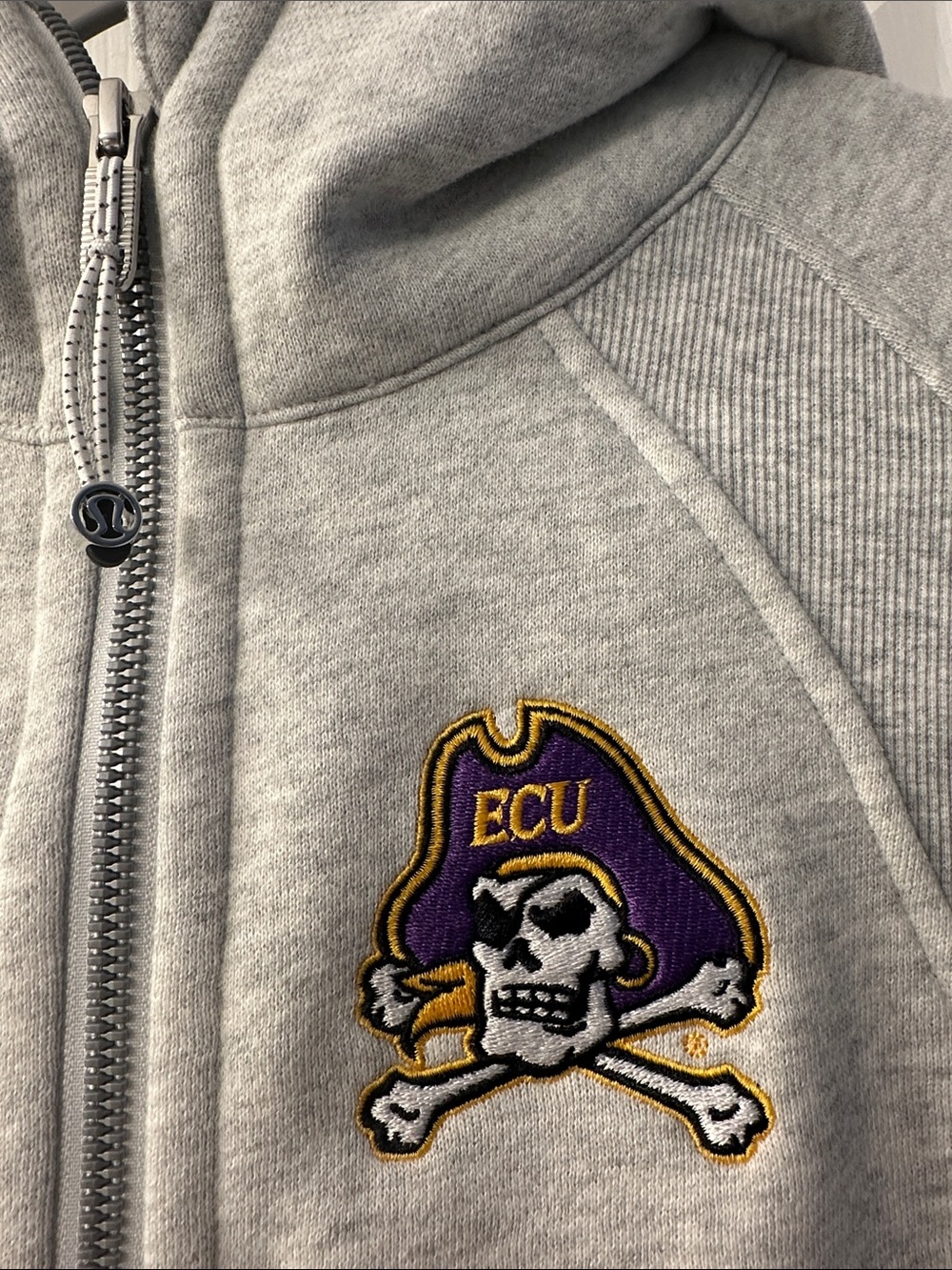 ECU Pirates Scuba Oversized Half-Zip Hoodie - Picture 4 of 6